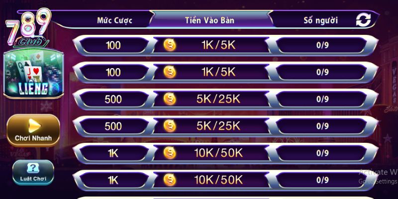 Tổng quan trải nghiệm Liêng trên cổng game 789Club