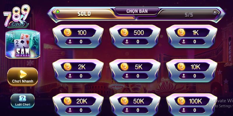 Trò chơi có hai phòng dành cho những đối tượng khác nhau